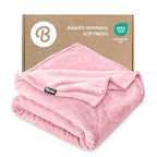 Fleece Blanket Luxury Microplush (Kid / 18 - Light Pink)