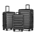 Luggage Sets 3 Piece Hardshell 20" (Black / 3-Piece Set (20/24/28))