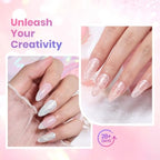 Beetles Pearl Gel Polish Set (A - Pink White Purple | Creamy Twist)