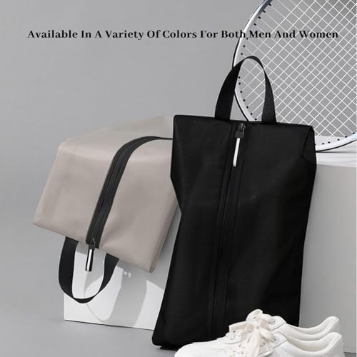 Shoe Bag for Travel (Black-hei / 16.5 × 9.8 Inches | 2-Pack)