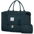 Travel Duffle Bag (Peacock Blue-b / Large-2 Pcs)