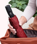 Repel Automatic Travel Umbrella (Red 1-Pack / Standard)