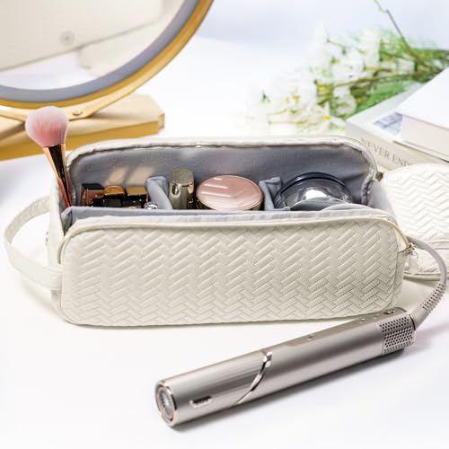 Large Hair Tools Travel Bag Compatible with Shark FlexStyle (Style B / Ivory)