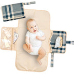 Portable Diaper Changing Pad (Gingham)