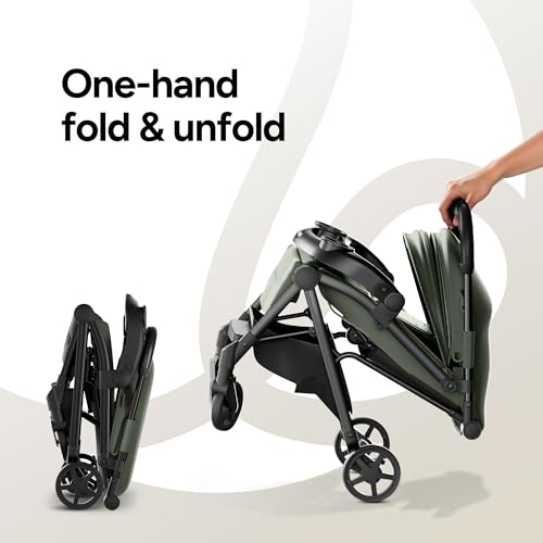 Lithe V2 Lightweight Travel Stroller with Organizer Included (Forest)