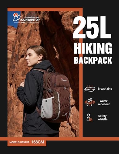 25L Hiking Backpack (Maroon / 25L)
