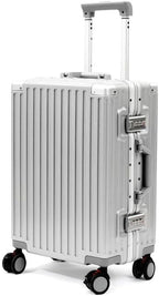 Carry On Luggage 22x14x9 Airline Approved, Zipperless Luggage Carry On by VentureVault