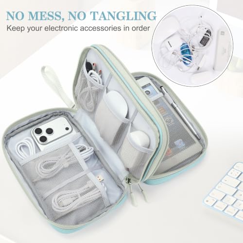 Electronic Organizer (9.1 x 5.9 x 3.15 inches / Mint Green)