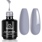 Beetles Grey Gel Nail Polish (N - Creme Grey | Whale Gray)
