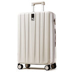 29 Inch Luggage Suitcases with Spinner Wheels Lightweight PC Hardside Rolling Suitcase with Travel Lock (29 Inch / Ivory White)