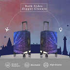 Travel Luggage Cover Fits 31 (L / Fireworks)