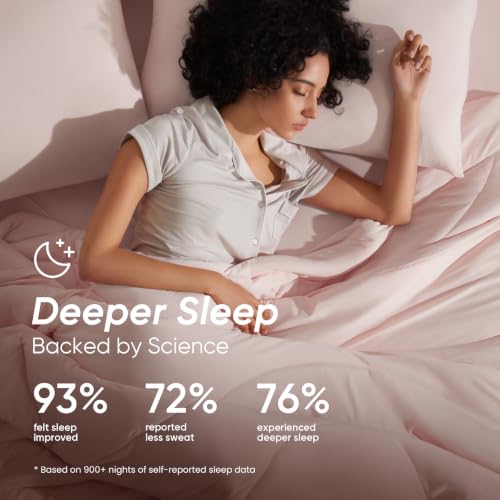 Temperature Regulating Comforter (Blush Pink / Ultimate Queen (90"x90"))