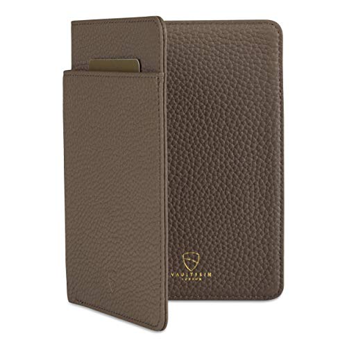 KENSINGTON Passport Holder for Travel (One Size / Matt Brown)