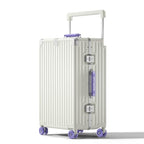 Aluminium Frame Checked (White& Purple / 24 inch)