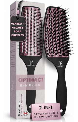 Curved Vented for Blow Drying (Rose Gold / Medium)