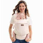 PureHug Baby Carrier (Air Mesh-Almond / Regular Fit (25"-50" Waist))