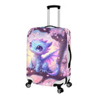 Dragon Suitcase Cover Travel Luggage Protector Washable Elastic Suitcase Covers Anti (S(for 18-21 inch luggage) / Dragon Cherry Blossom)