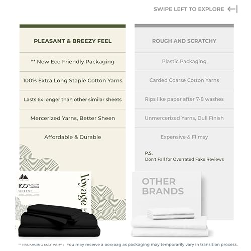 100% Egyptian Cotton Sheets California King Size (California King / 15 - Black)