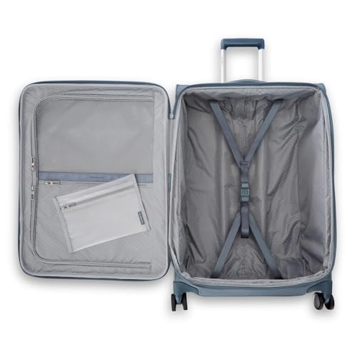 UpLIFT Lightweight Large Checked Softside 3 (3-Piece Set (CO/MD/LG) / Elemental Blue)