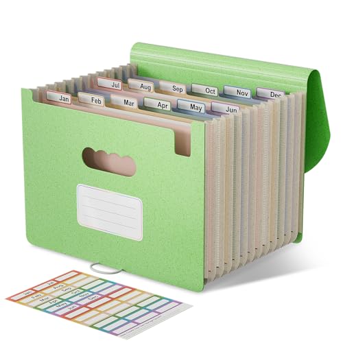 Accordion File Organizer (Grass Green)