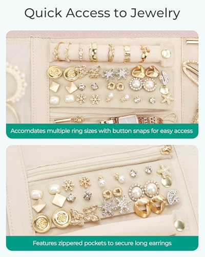 Travel Jewelry Case Organizer (Small / Black)