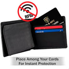 2 Pack RFID Blocking Card for Credit Debit ID Card (Black)