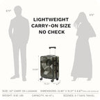 20 inch Carry On Luggage Expandable Top Opening (Grey / 20 Inch (Standard))