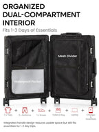 All Aluminum Carry On Luggage (Black / Carry-on)
