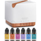 Essential Oil Diffuser for Home with Top 6 Essential Oil Sets (Golden)