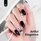 Beetles Black Gel Polish (G - Creme Black | Hema-Free Silent Charm)