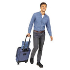 Premium Soft Long Travel Blanket Airplane Throw (Grayblue-long-t056)
