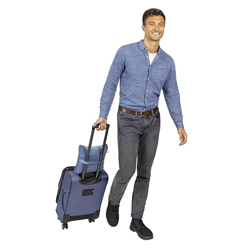 Premium Soft Long Travel Blanket Airplane Throw (Grayblue-long-t056)