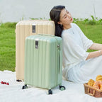 Luggage Sets 2 piece Carry On Luggage with Wheels PC Hard Shell Suitcases Lightweight Checked Travel Luggage Large Travel Suitcase Woman Men 20 (2 Pc Set (20/29) / Bamboo Green)