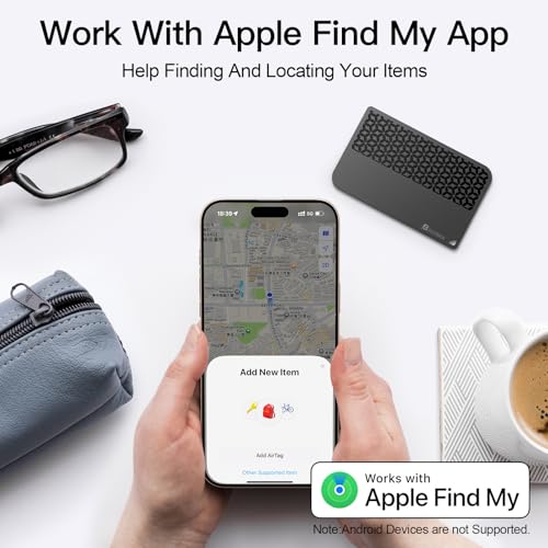 2026 Apple MFi Certified Wallet Tracker Smart Card for Find My iPhone Ultra Thin Air Tracker Tag for Travel