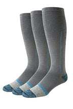 Men's Knee High Graduated Compression Socks for Circulation (8-12 / Grey)