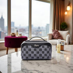 Travel Makeup Bag Cosmetic Bags for Women (D-2-Black)