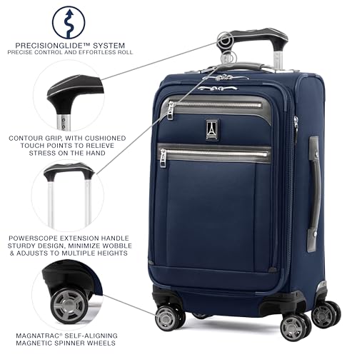 Platinum Elite Softside Spinner Set (2-Piece Set (21/25) / Dark Blue)