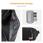2 in 1 Camera Sling Bag (09 Black Medium)