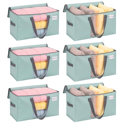 Moving Bags Wide Open Top (Light Green Matte / 6 Pack)