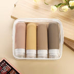 Travel Bottles for Toiletries (3 Ounces / Apricot)