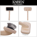Karben II Slicker Brush for Dogs (Small / Brown)