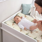 Changing Pad Covers for Baby (Giraffe Foliage / 32x16x5 Inch)