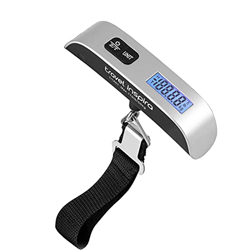 Luggage Scale Digital Suitcase Weight Scale for Travel (Silver)
