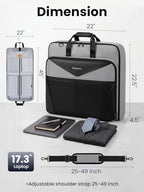 Garment Bags for Travel Fits 5 Suits