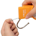 Mechanical Luggage Scale with Tape Measure (Orange)