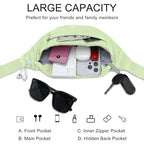 Fanny Pack for Women Fashion Crossbody Bag Travel Essentials Gifts (Light Mint / Large)