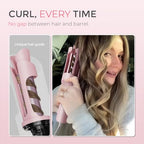 Automatic Rotating Curling Iron (1 inch / Pink)