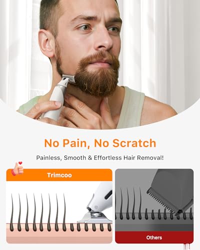 New 2 in 1 Body & Nose Hair Trimmer (Solo / White)