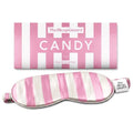 Pure Silk Sleep Mask [100% 6A Mulberry Silk (Candy Stripe)