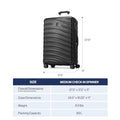 Maxlite Air V2 Hardside Expandable Checked (Checked Medium 25-Inch / Black)